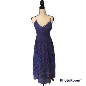 ASTR the label lace crochet dress